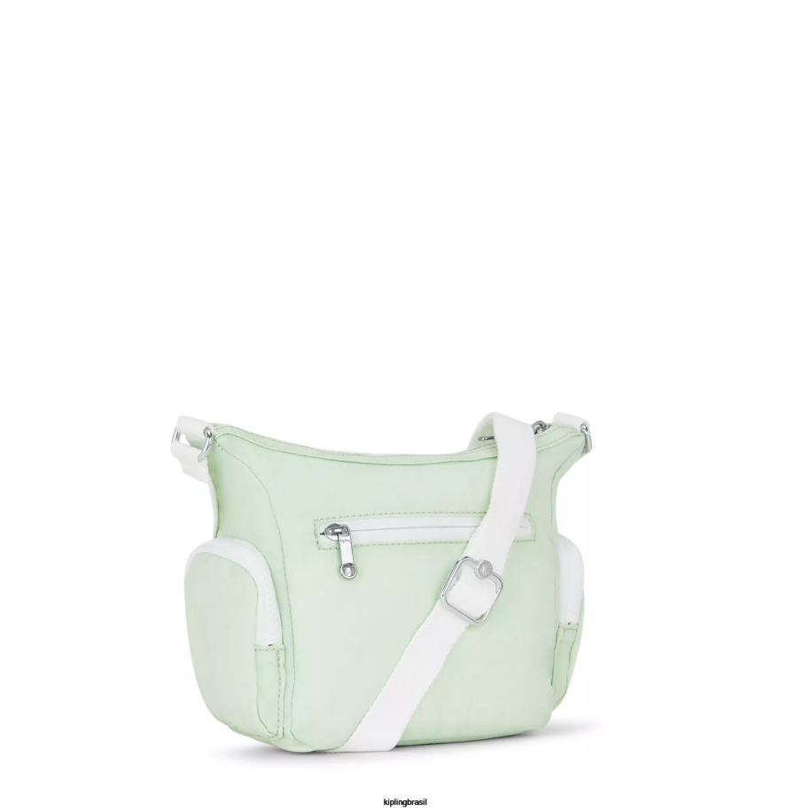 mulheres bolsas crossbody Kipling verde arejado bolsa transversal mini gabbie 4X8V21