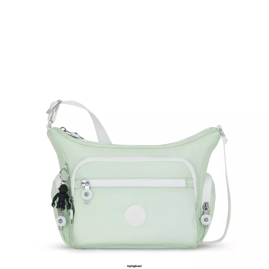 mulheres bolsas crossbody Kipling verde arejado bolsa transversal pequena gabbie 4X8V162