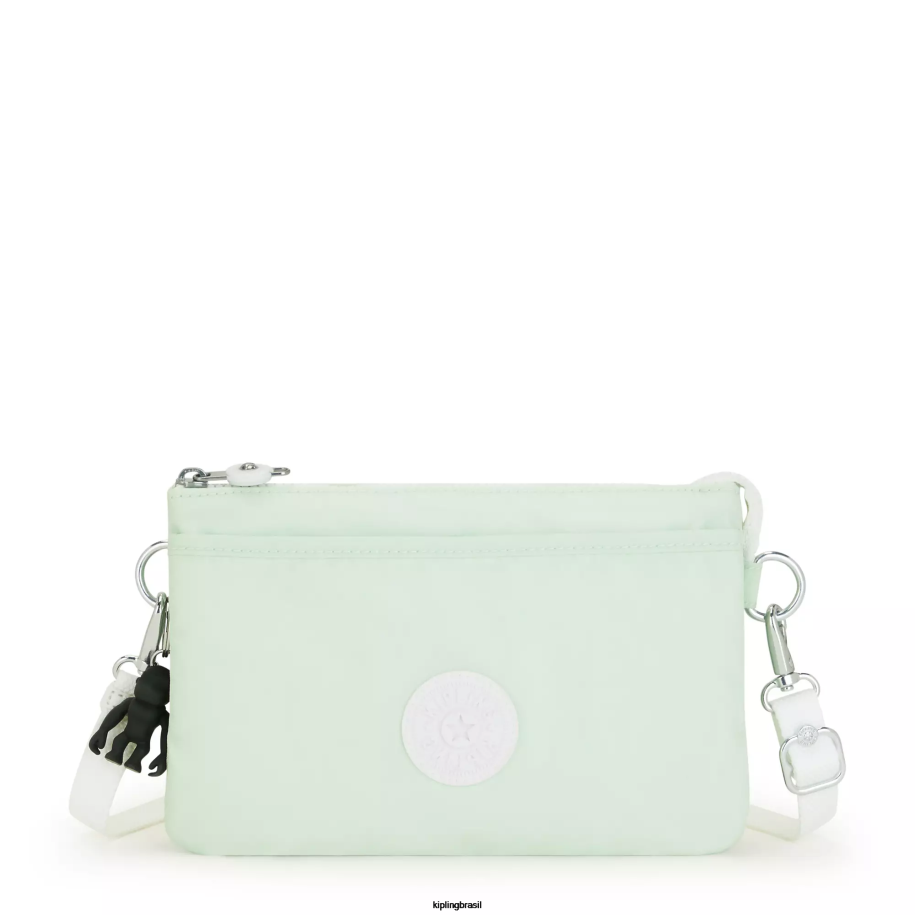 mulheres bolsas crossbody Kipling verde arejado bolsa transversal riri 4X8V125