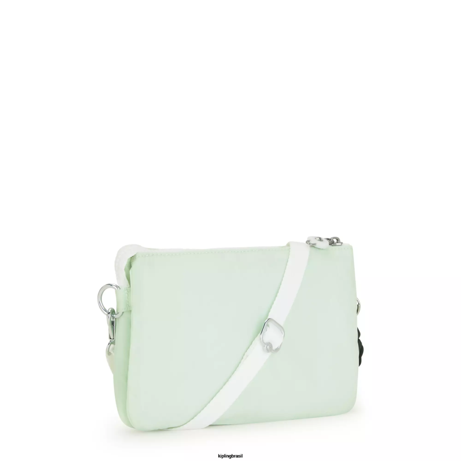 mulheres bolsas crossbody Kipling verde arejado bolsa transversal riri 4X8V125