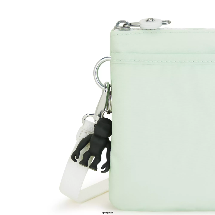 mulheres bolsas crossbody Kipling verde arejado bolsa transversal riri 4X8V125