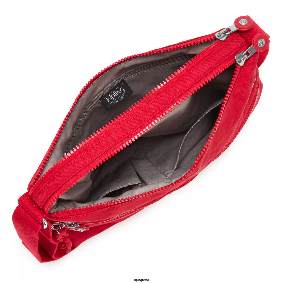 mulheres bolsas crossbody Kipling vermelho vermelho bolsa transversal alvar 4X8V137