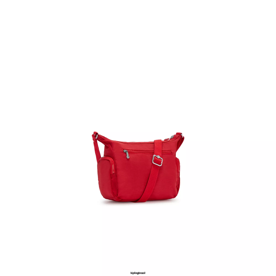 mulheres bolsas crossbody Kipling vermelho vermelho bolsa transversal pequena gabbie 4X8V164