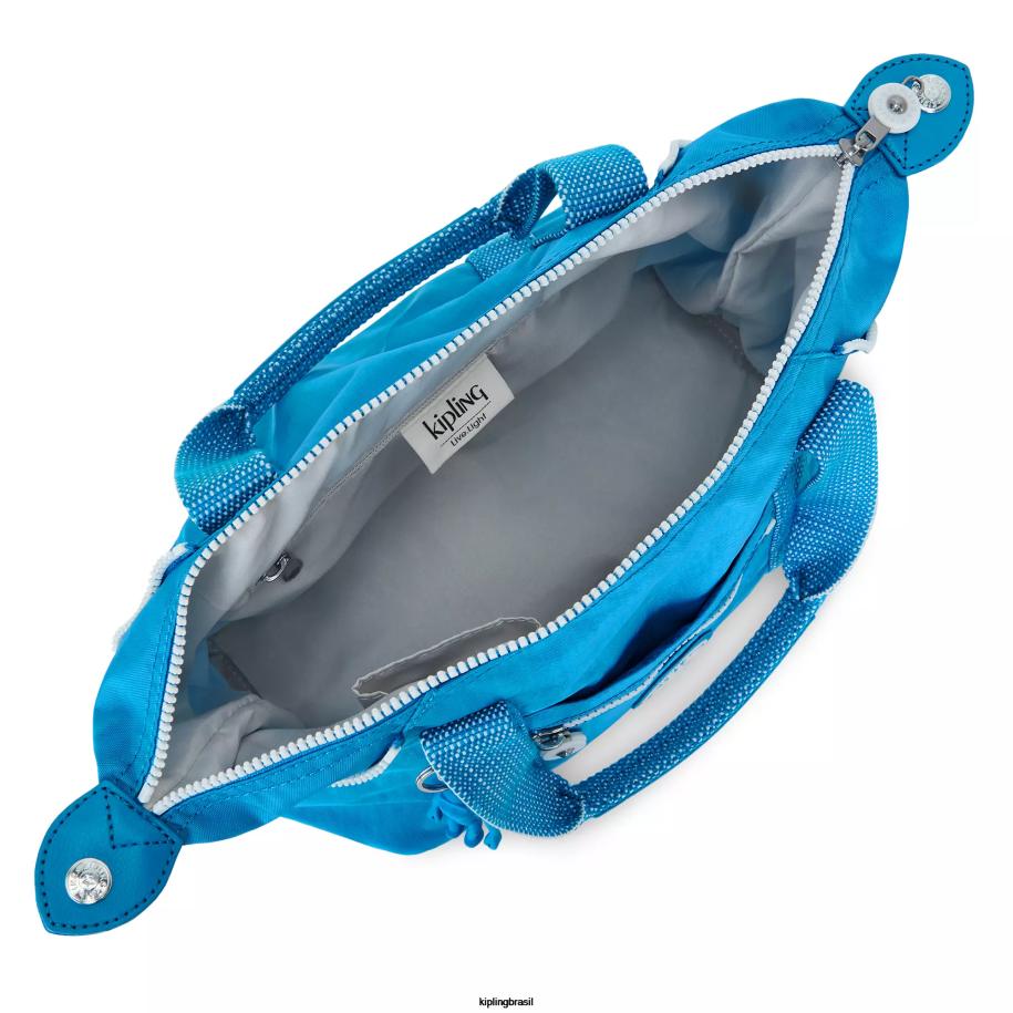 mulheres bolsas de ombro Kipling ansioso azul arte mini bolsa de ombro 4X8V40