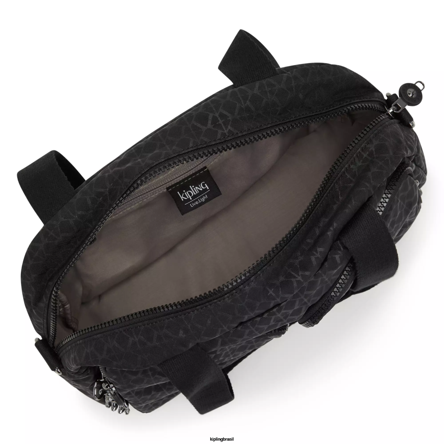 mulheres bolsas de ombro Kipling assinatura em relevo bolsa de ombro estampada legal defea 4X8V234