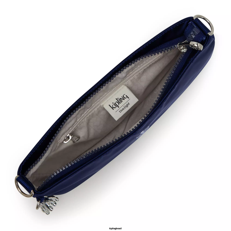 mulheres bolsas de ombro Kipling azul cósmico bolsa de ombro masha 4X8V251
