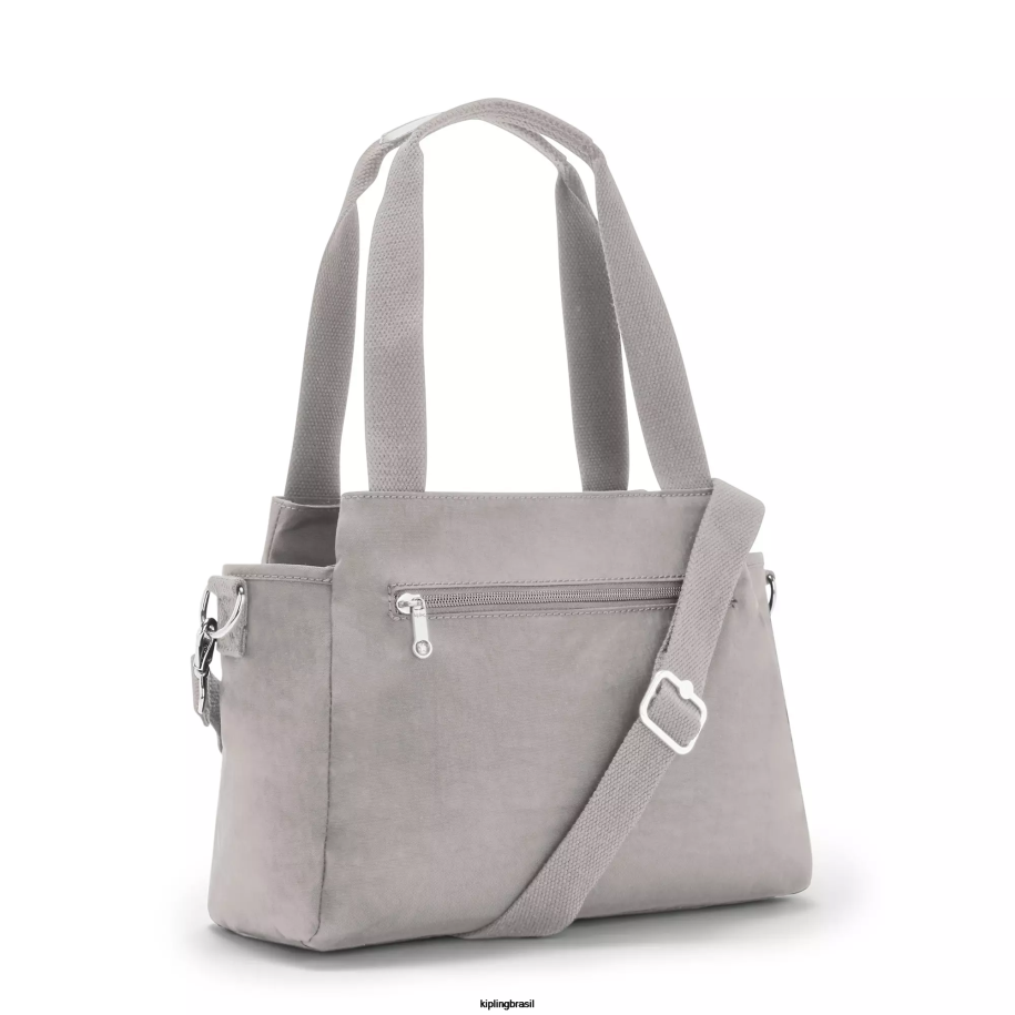 mulheres bolsas de ombro Kipling cinza gris bolsa de ombro elysia 4X8V153