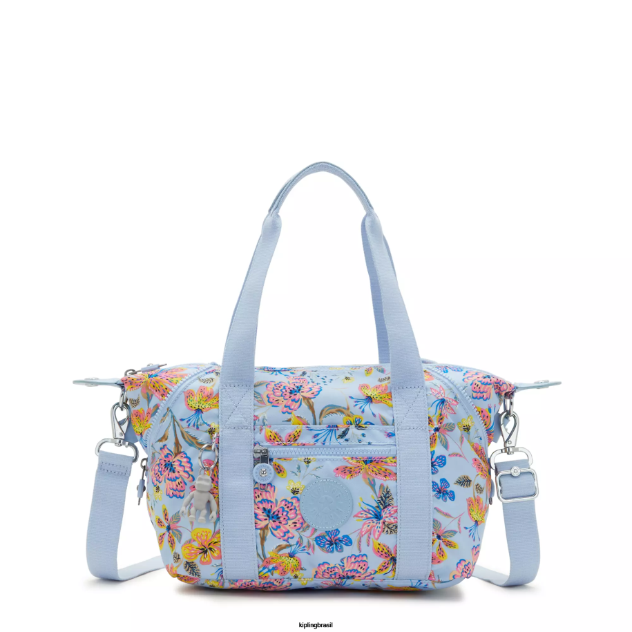 mulheres bolsas de ombro Kipling flores silvestres mini bolsa de ombro impressa em arte 4X8V4