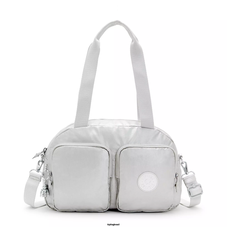 mulheres bolsas de ombro Kipling metálico brilhante bolsa de ombro metálica cool defea 4X8V206