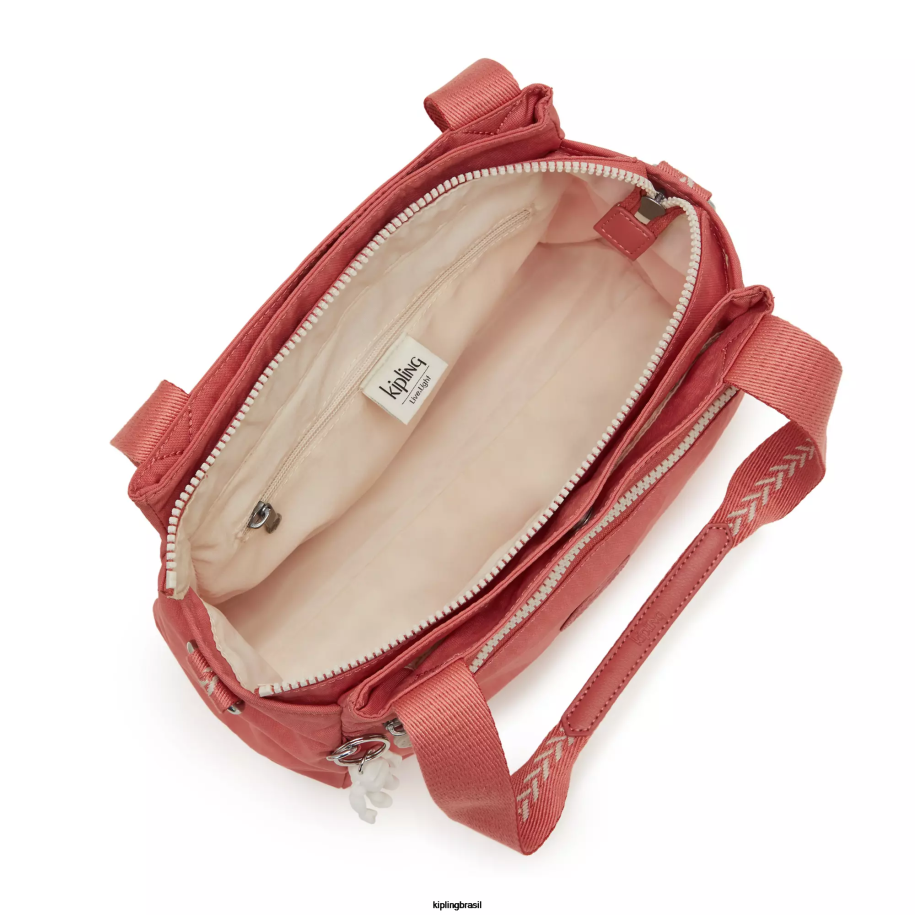 mulheres bolsas de ombro Kipling rosa vintage bolsa de ombro elysia 4X8V157