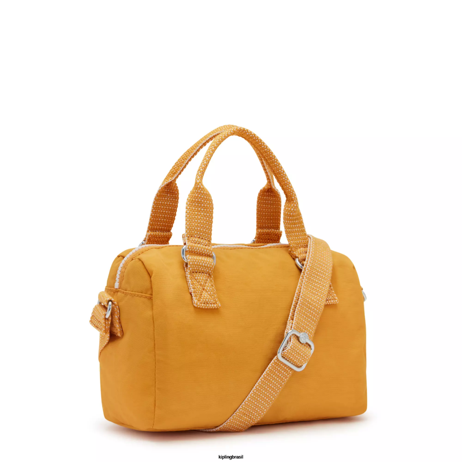mulheres mini bolsas Kipling amarelo rápido mini bolsa folki 4X8V14