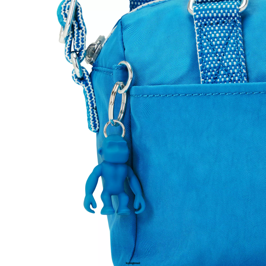 mulheres mini bolsas Kipling ansioso azul mini bolsa folki 4X8V17