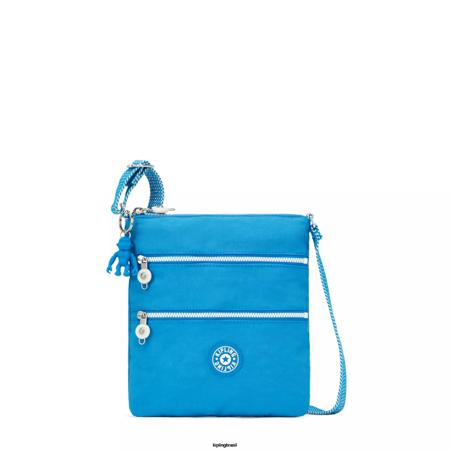 mulheres mini bolsas Kipling ansioso azul mini bolsa transversal keiko 4X8V94
