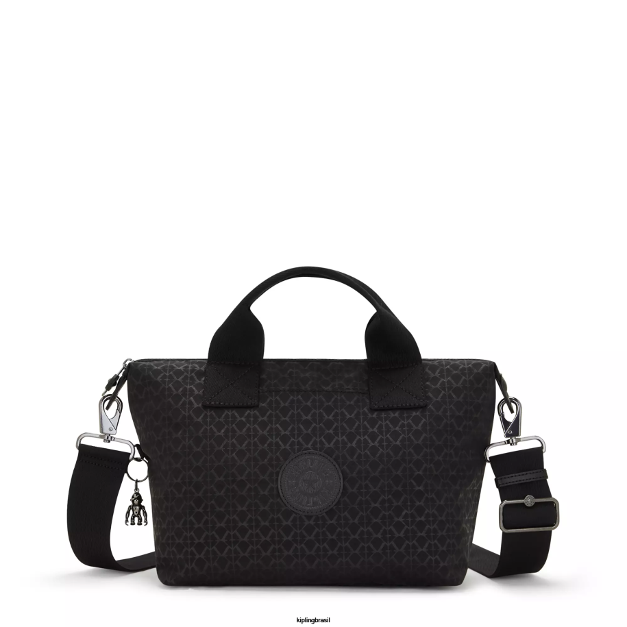 mulheres mini bolsas Kipling assinatura em relevo bolsa mini estampada kala 4X8V63