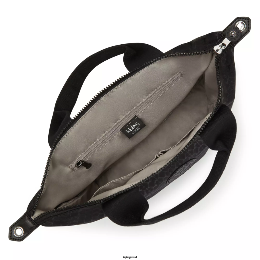 mulheres mini bolsas Kipling assinatura em relevo bolsa mini estampada kala 4X8V63