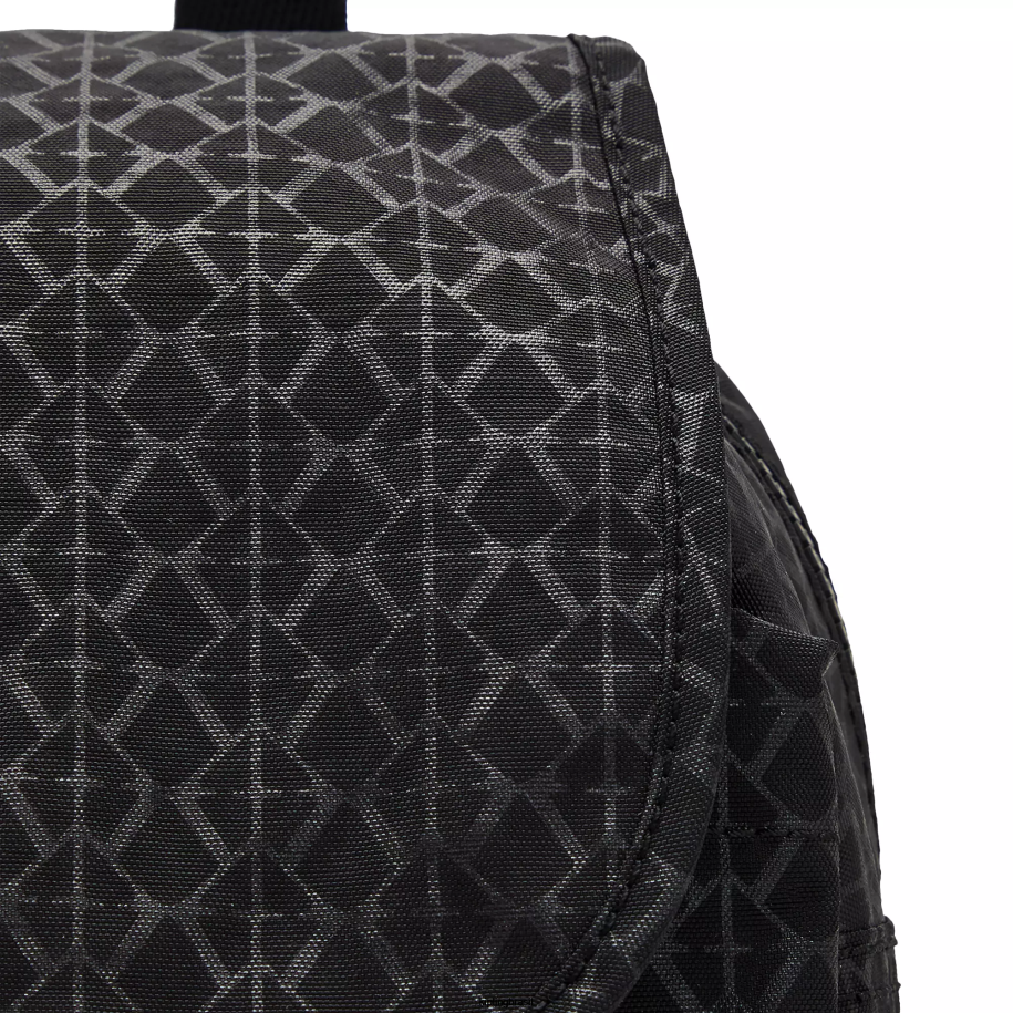 mulheres mini bolsas Kipling assinatura em relevo city ​​pack mini mochila impressa 4X8V396