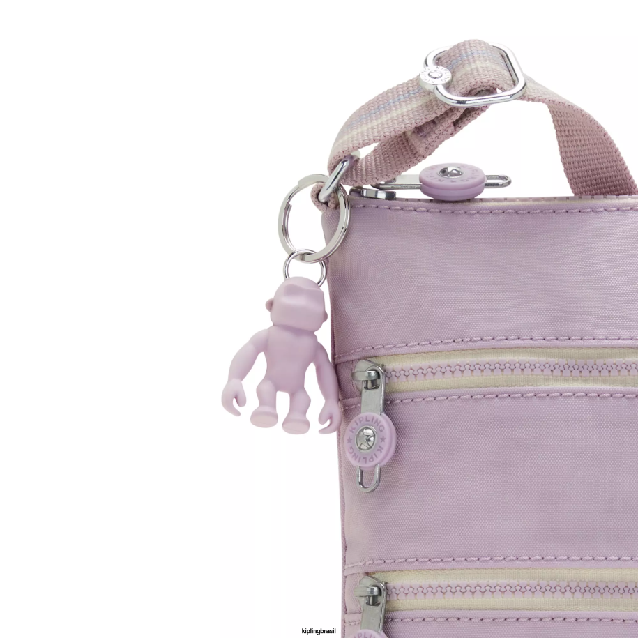 mulheres mini bolsas Kipling lilás suave mini bolsa transversal keiko 4X8V93