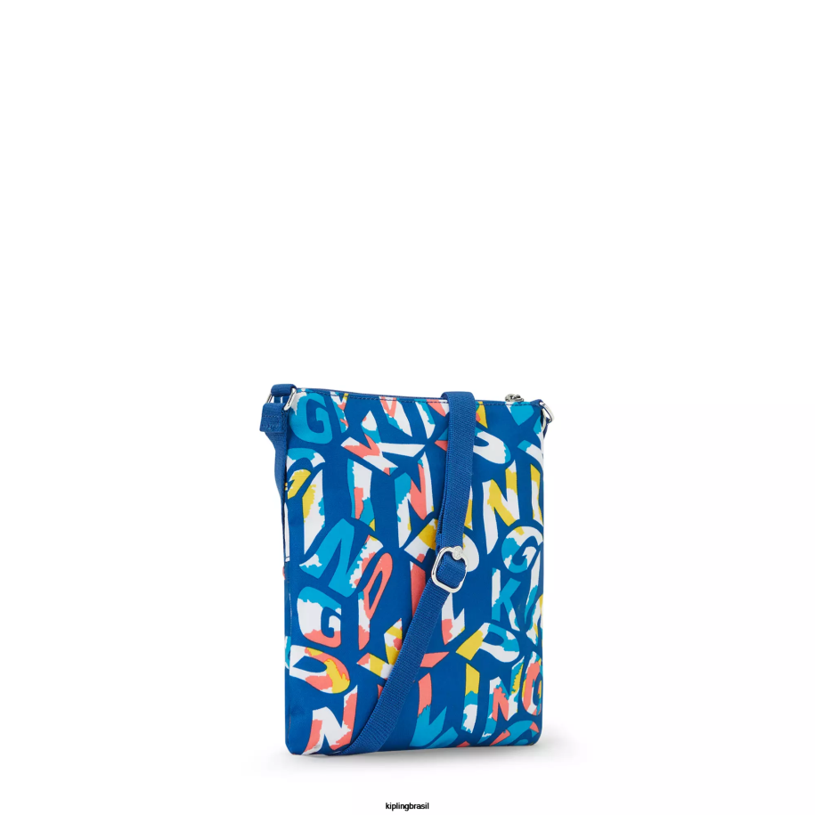 mulheres mini bolsas Kipling néon mini bolsa transversal com estampa keiko 4X8V7