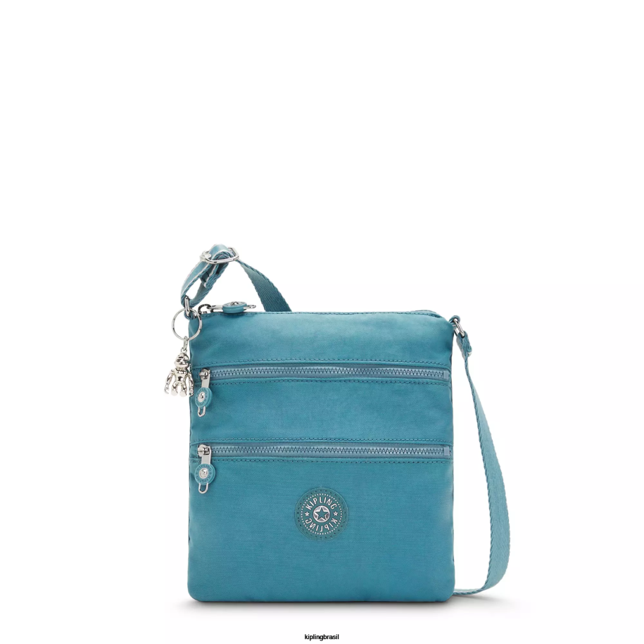 mulheres mini bolsas Kipling oceano verde-azulado mini bolsa transversal keiko 4X8V86