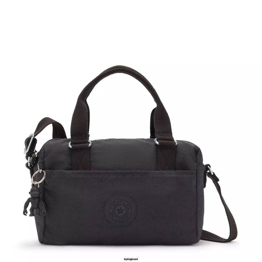 mulheres mini bolsas Kipling preto noir mini bolsa folki 4X8V15