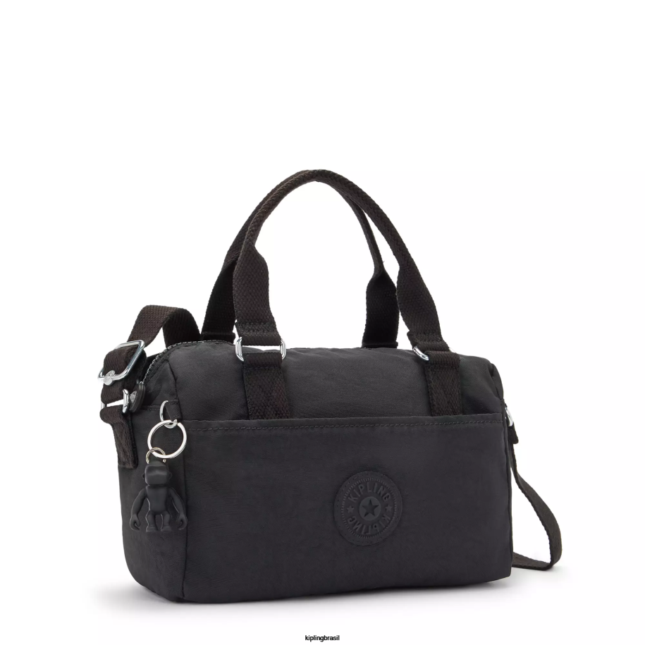 mulheres mini bolsas Kipling preto noir mini bolsa folki 4X8V15