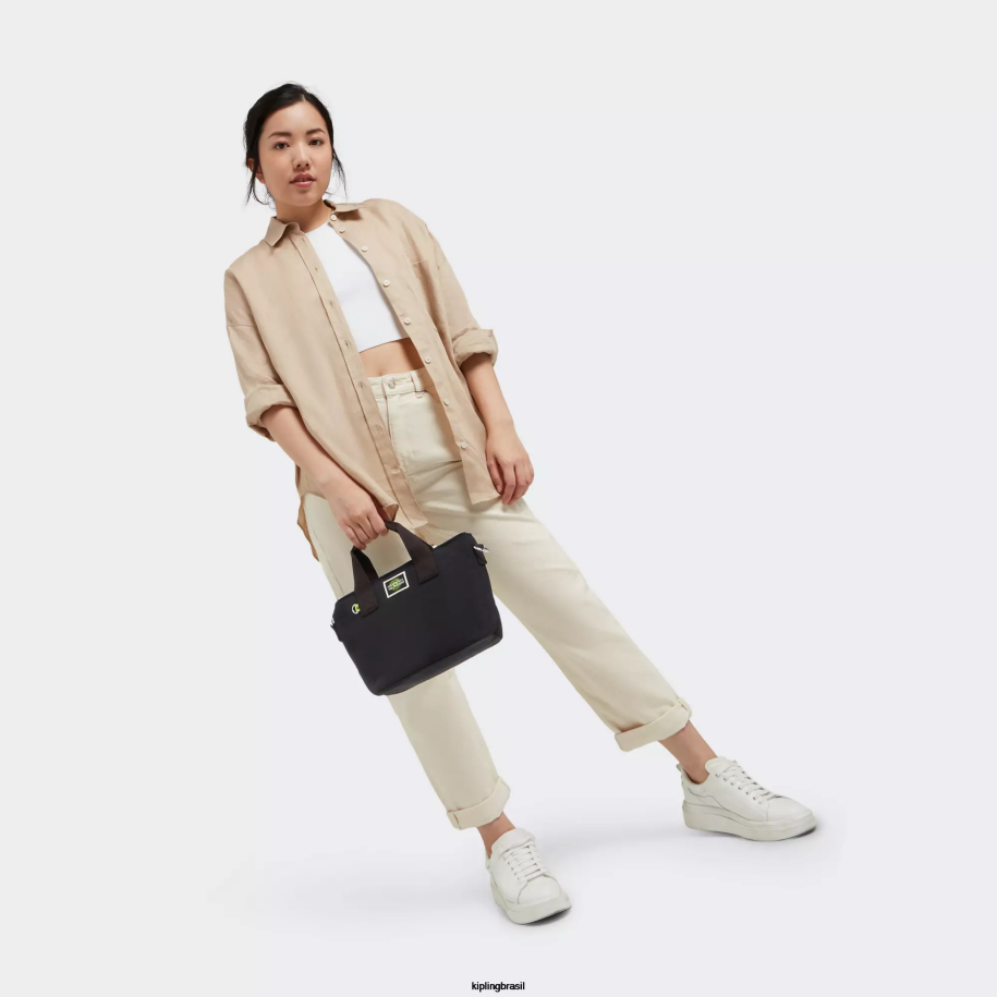 mulheres mini bolsas Kipling vale negro bolsa mini minta 4X8V175