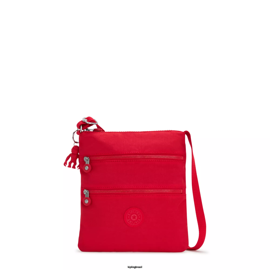 mulheres mini bolsas Kipling vermelho vermelho mini bolsa transversal keiko 4X8V92