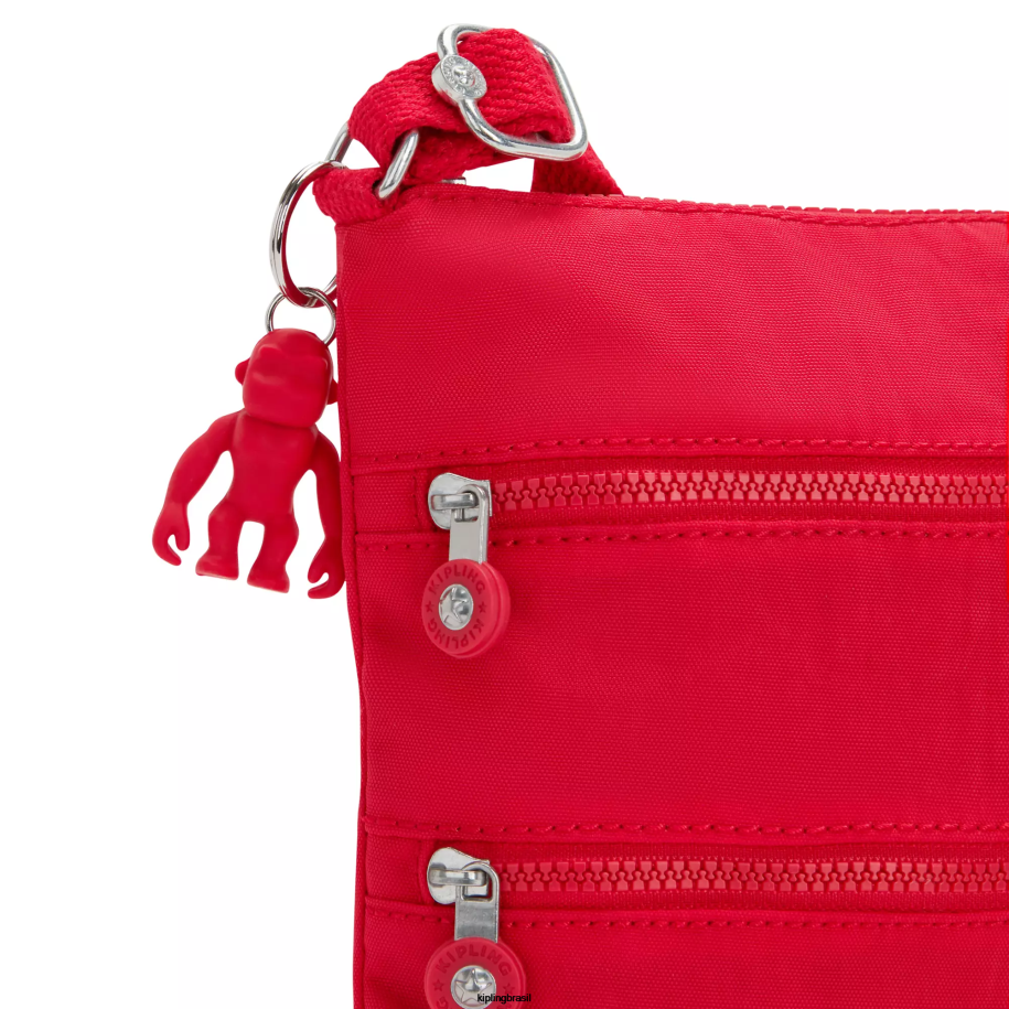 mulheres mini bolsas Kipling vermelho vermelho mini bolsa transversal keiko 4X8V92