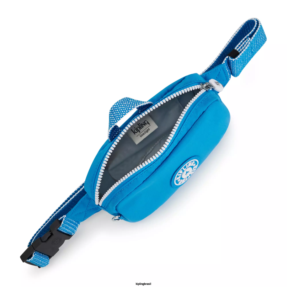 mulheres pacote de cintura Kipling ansioso azul pochete alys 4X8V318