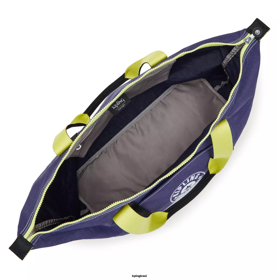 mulheres sacolas Kipling Marinha definitiva bolsa art medium lite 4X8V267