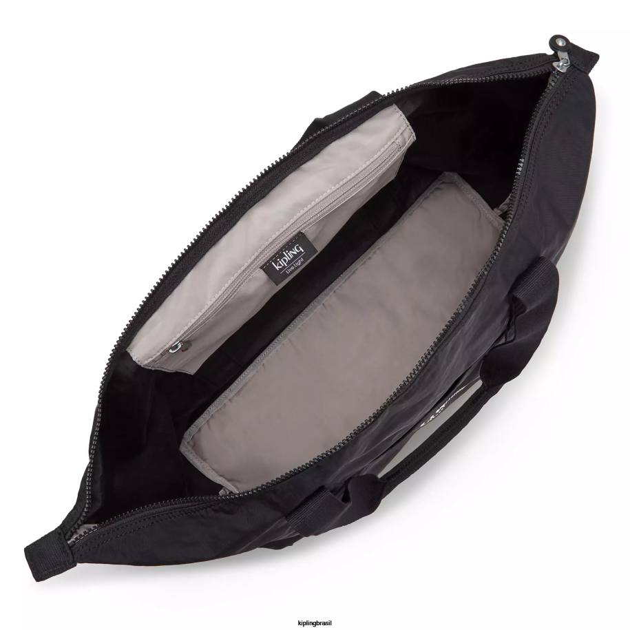 mulheres sacolas Kipling black lite bolsa art medium lite 4X8V268