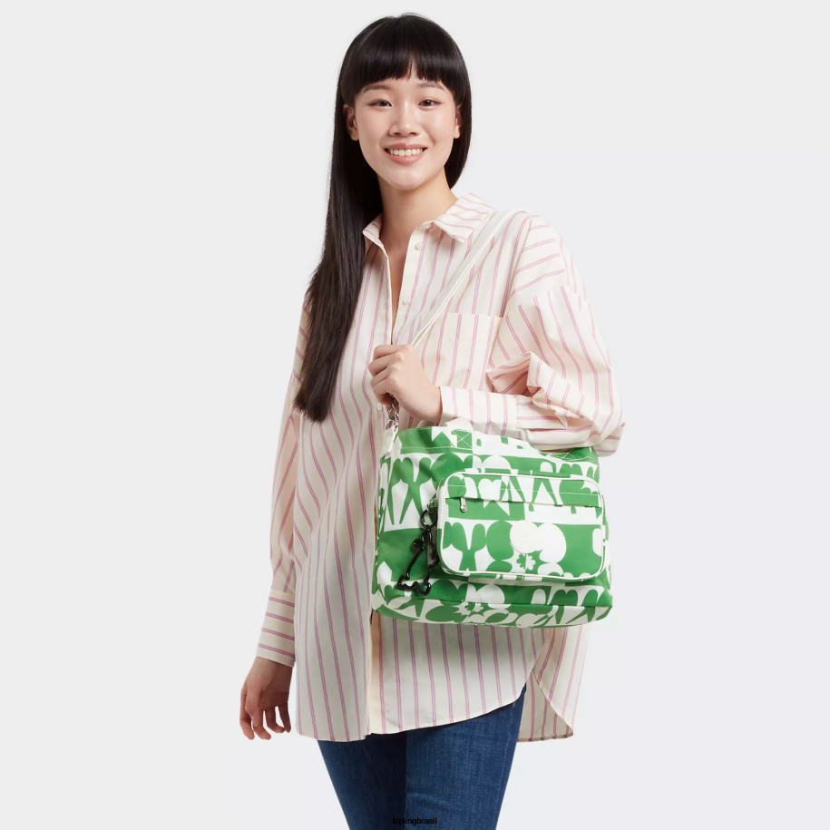 mulheres sacolas Kipling impressão múltipla minju bolsa tote jihoon minju kim 4X8V271