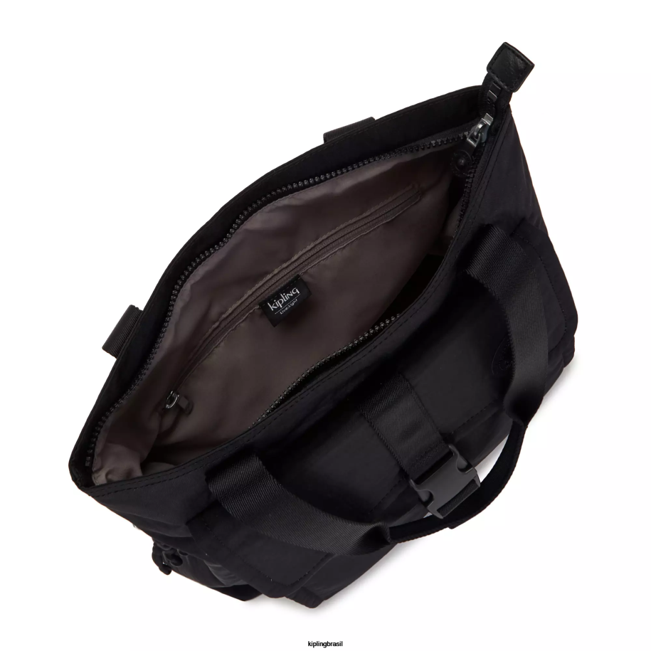 mulheres sacolas Kipling preto bolsa enzo 4X8V265