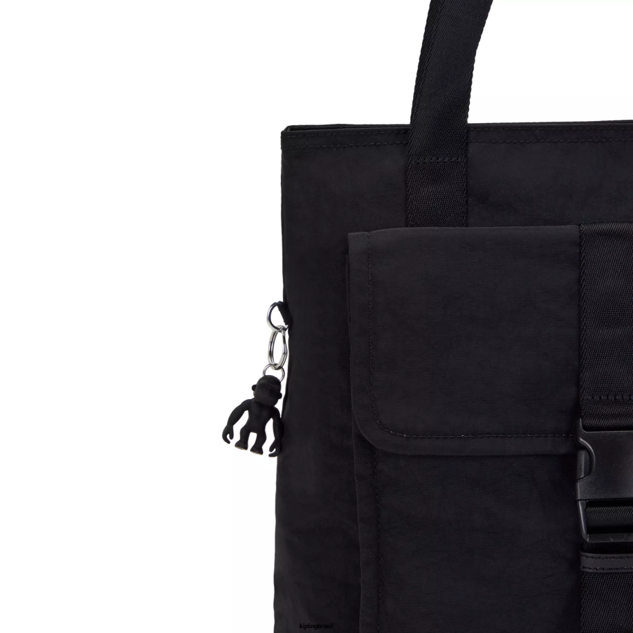 mulheres sacolas Kipling preto bolsa enzo 4X8V265