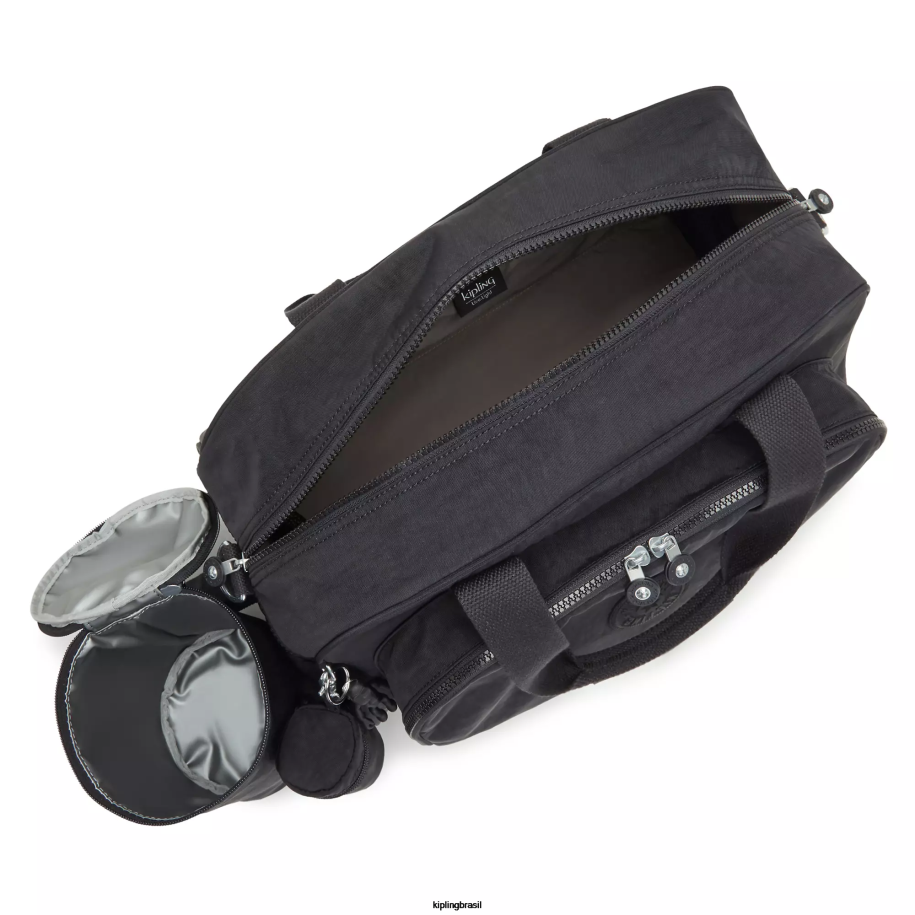 mulheres sacos de fraldas Kipling preto noir saco de fraldas camama 4X8V241