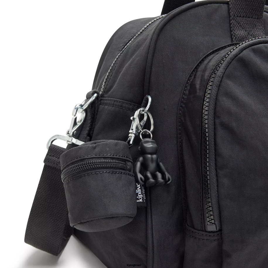 mulheres sacos de fraldas Kipling preto noir saco de fraldas camama 4X8V241