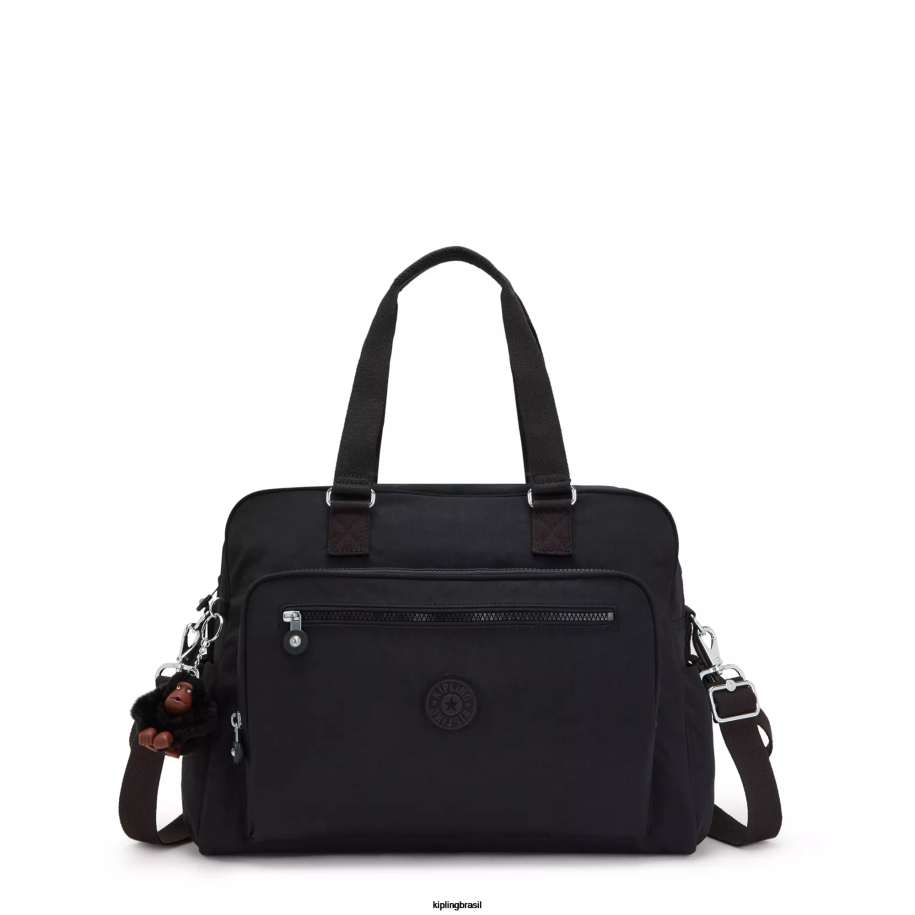 mulheres sacos de fraldas Kipling preto tonal saco de fraldas alanna 4X8V282