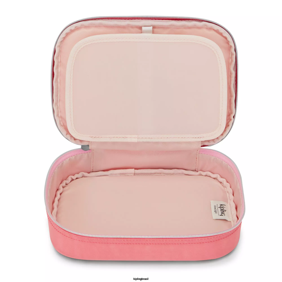 mulheres canetas e estojos Kipling alegre diversão rosa estojo com 100 canetas 4X8V626