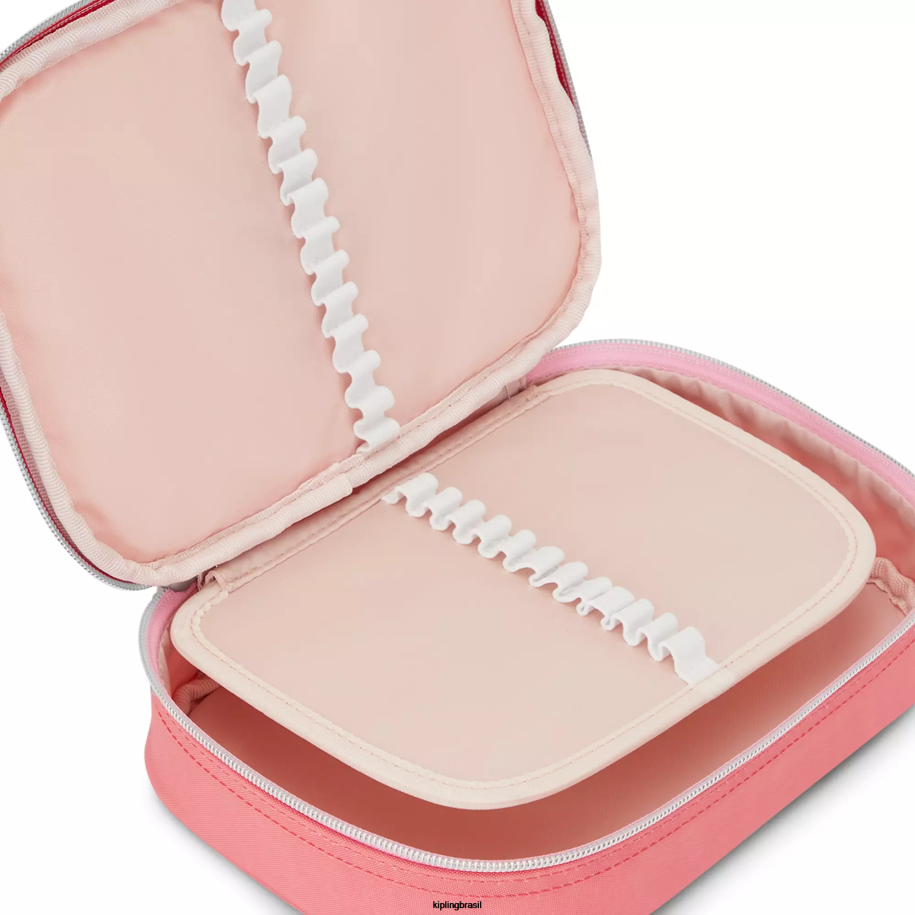 mulheres canetas e estojos Kipling alegre diversão rosa estojo com 100 canetas 4X8V626