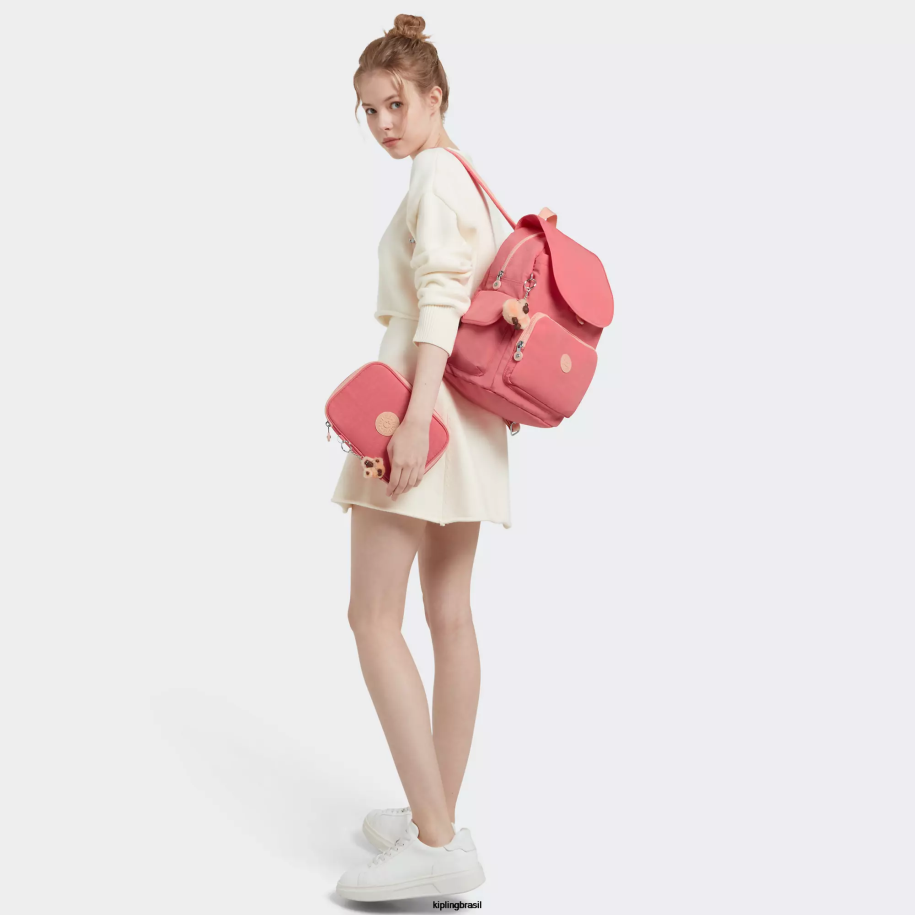 mulheres canetas e estojos Kipling alegre rosa estojo com 100 canetas 4X8V576