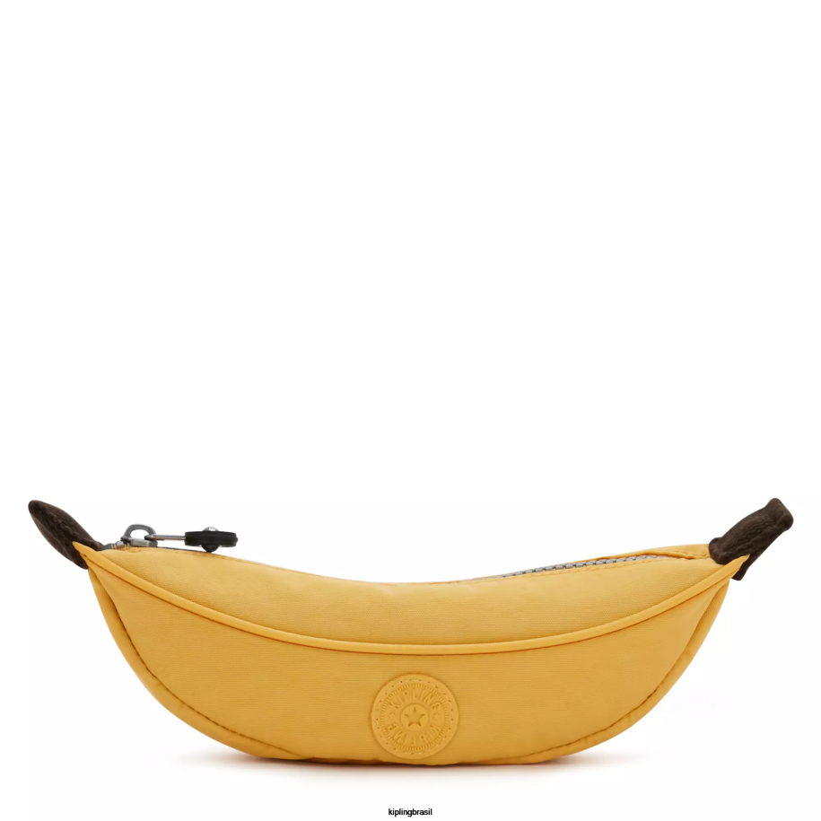 mulheres canetas e estojos Kipling amarelo estojo de banana 4X8V615