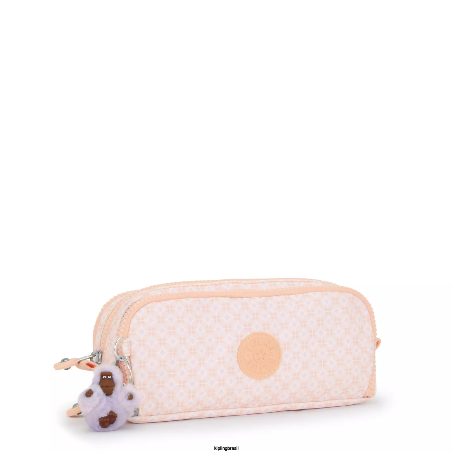 mulheres canetas e estojos Kipling azulejo feminino estojo de lápis impresso gitroy 4X8V601