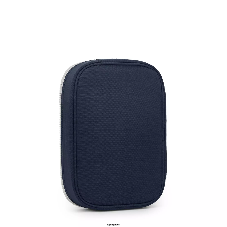 mulheres canetas e estojos Kipling cinza azul verdadeiro estojo com 100 canetas 4X8V569