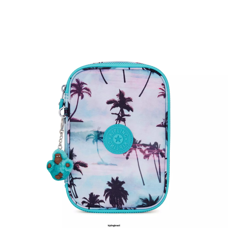 mulheres canetas e estojos Kipling palma da mão estojo impresso com 100 canetas 4X8V588