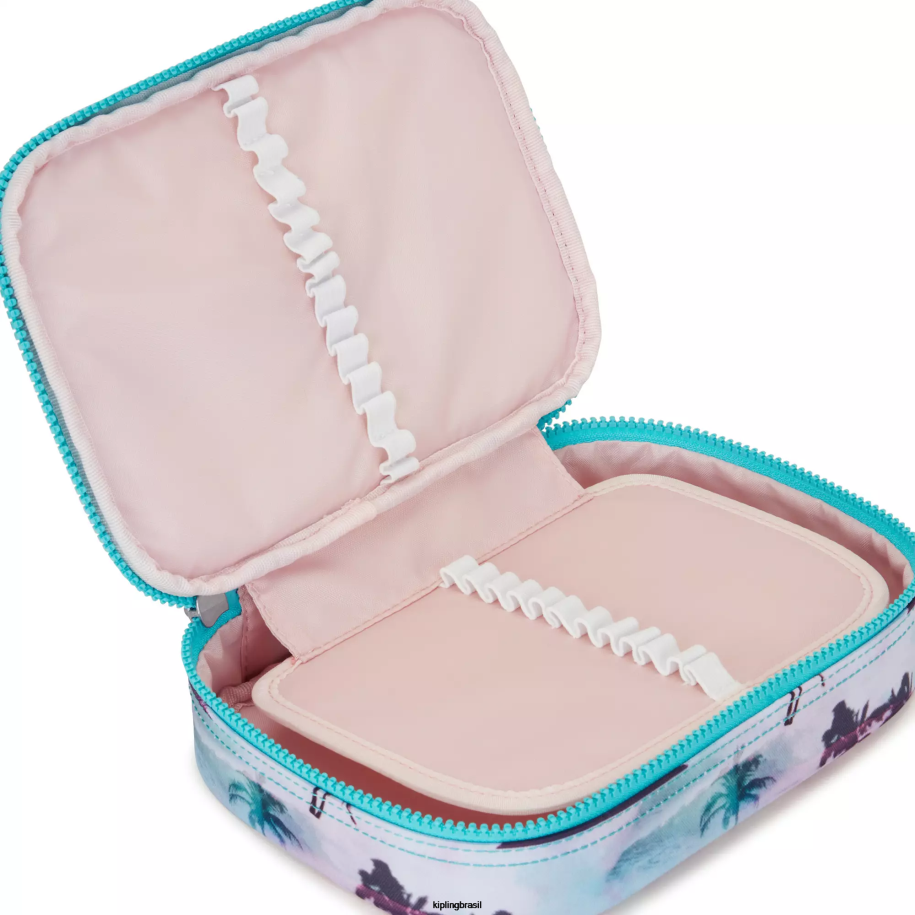 mulheres canetas e estojos Kipling palma da mão estojo impresso com 100 canetas 4X8V588