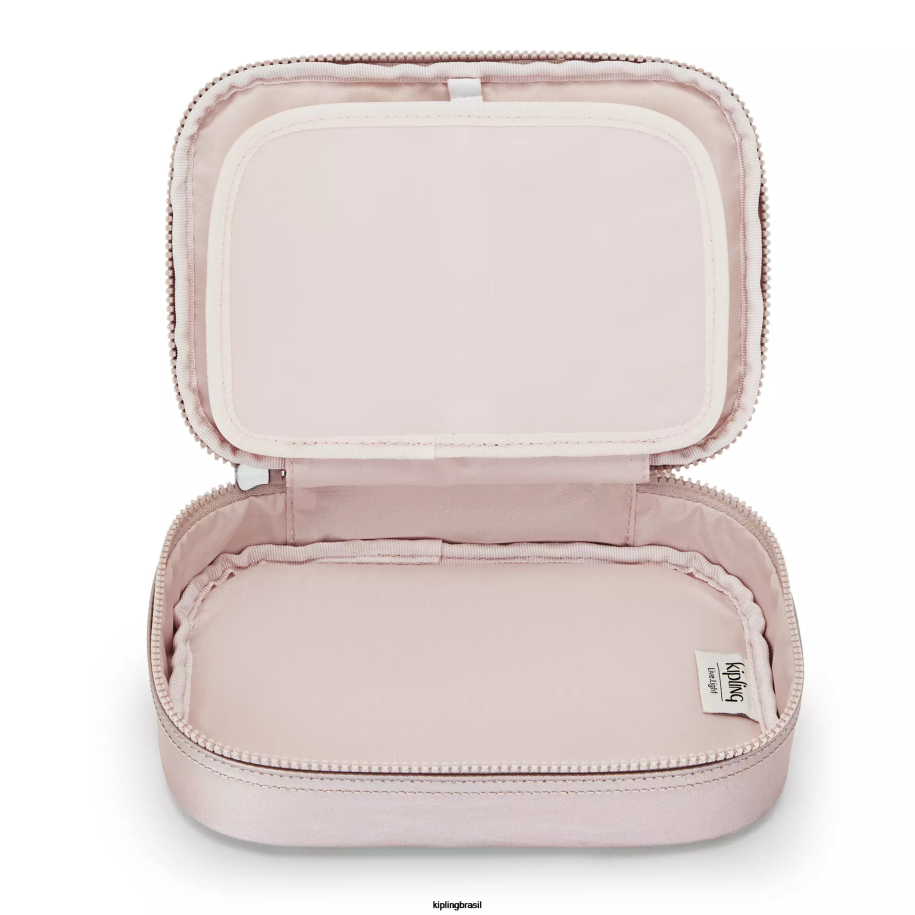 mulheres canetas e estojos Kipling rosa metálica estojo metálico 100 canetas 4X8V597