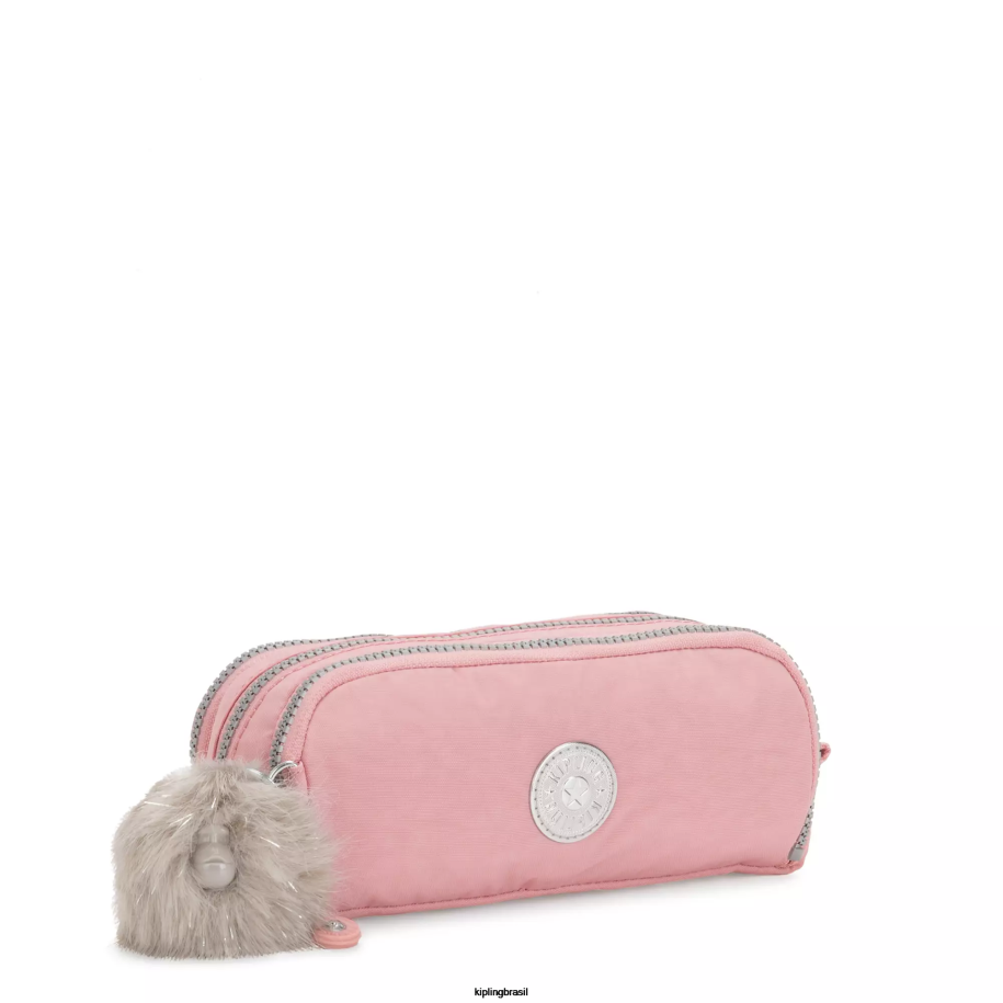 mulheres canetas e estojos Kipling rosa nupcial estojo de lápis gtroy 4X8V582