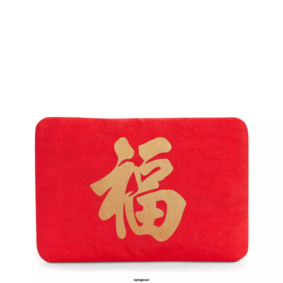 mulheres canetas e estojos Kipling tango vermelho estojo fino rumi 4X8V614