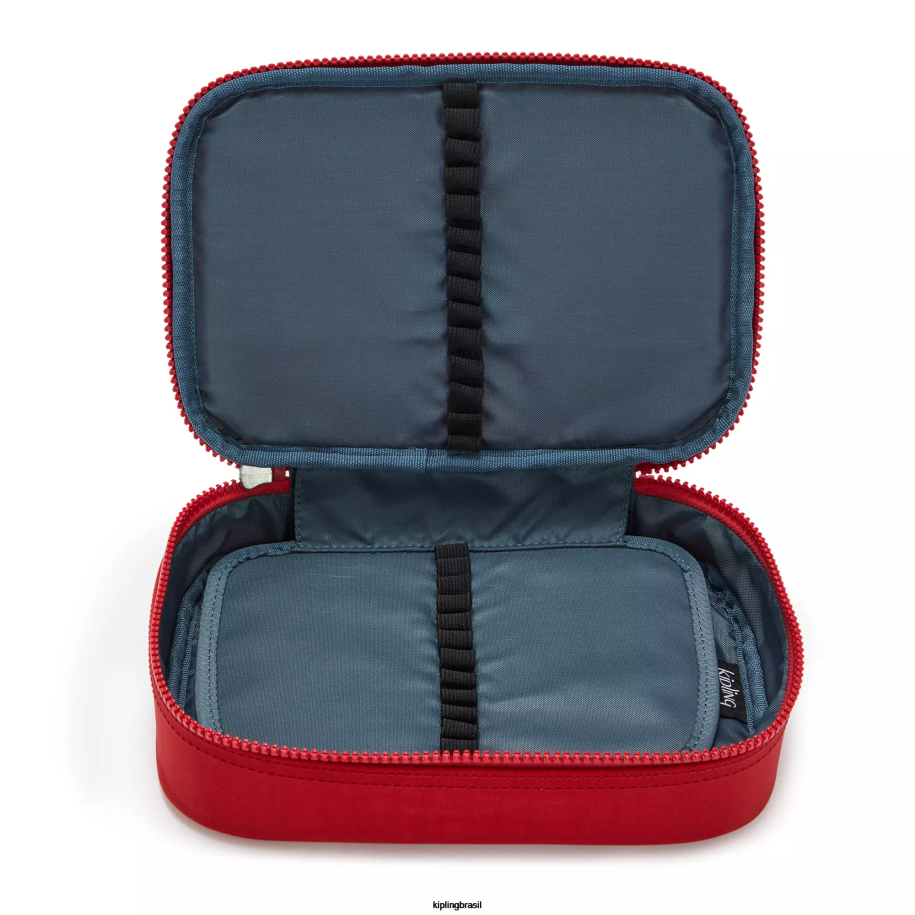 mulheres canetas e estojos Kipling tonal cereja estojo com 100 canetas 4X8V571