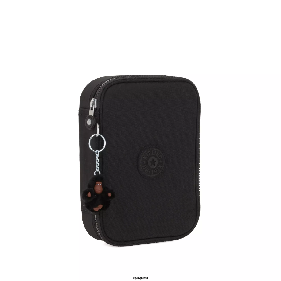 mulheres canetas e estojos Kipling verdadeiro Preto estojo com 100 canetas 4X8V573